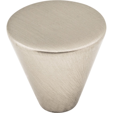 Elements 1" Diameter Satin Nickel Conical Sedona Cabinet Knob 26SN